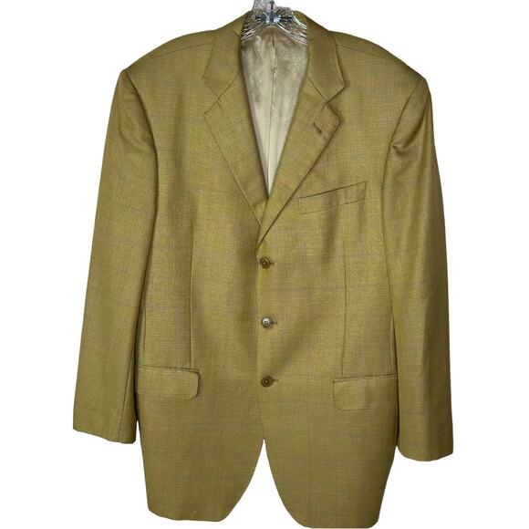 Lubiam 1911 Fratelli Tallia Di Delfino Wool Silk Blend Blazer - Picture 1 of 9